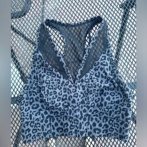 VARLEY Leopard Print Sports Bra WOMENS SIZE SMALL